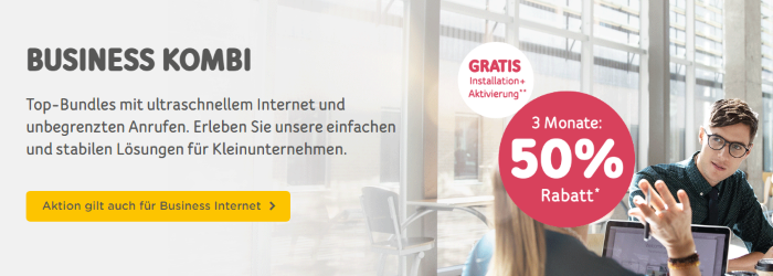 Business Kombi 50% Rabatt