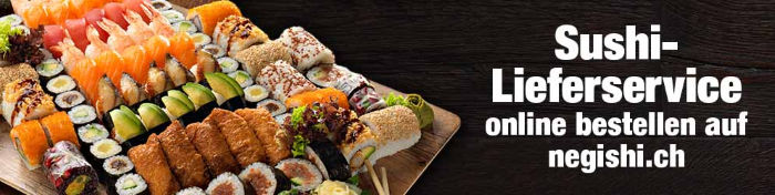 Sushi Lieverservice online bestellen auf negishi.ch