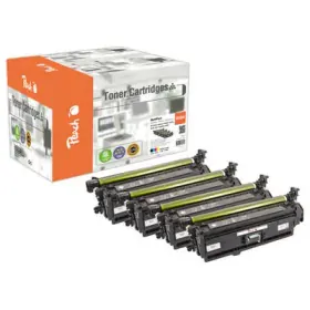 Peach HP 504 X 4 Toner (bk, c/m/y) ersetzt HP No. 504X, CE250X, CE251A, CE252, CE253 für z.B. HP Color LaserJet CM 3500, HP Color LaserJet CP 3520