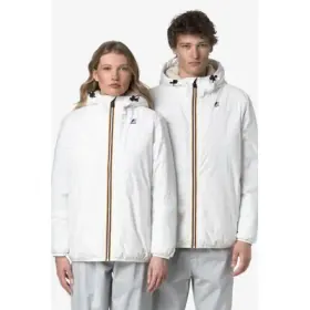 K-Way Le Vrai 4.0 Claude Orsetto Gefütterte Jacke - White S